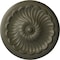 Ekena Millwork Flower Spiral Ceiling Medallion (Fits Canopies up to 2"), 12 1/4"OD x 2 1/4"P, Witch Hazel CM12FLWHF - alternate 1